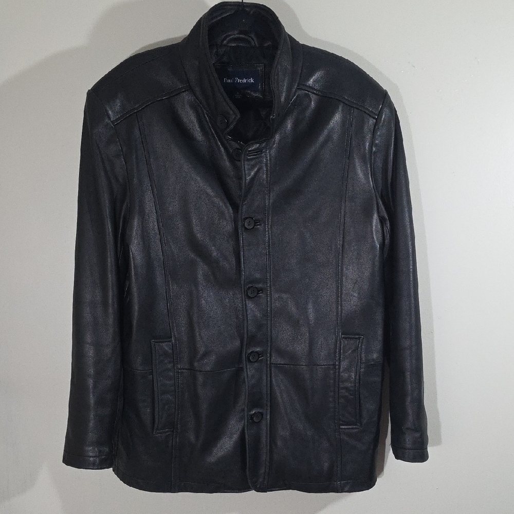 Paul Fredrick Black Bomber Jacket
